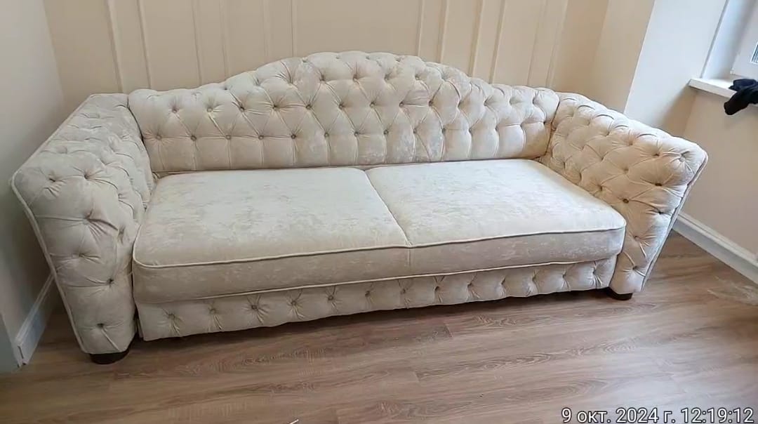 Замена обивки дивана на дому. Белореченск